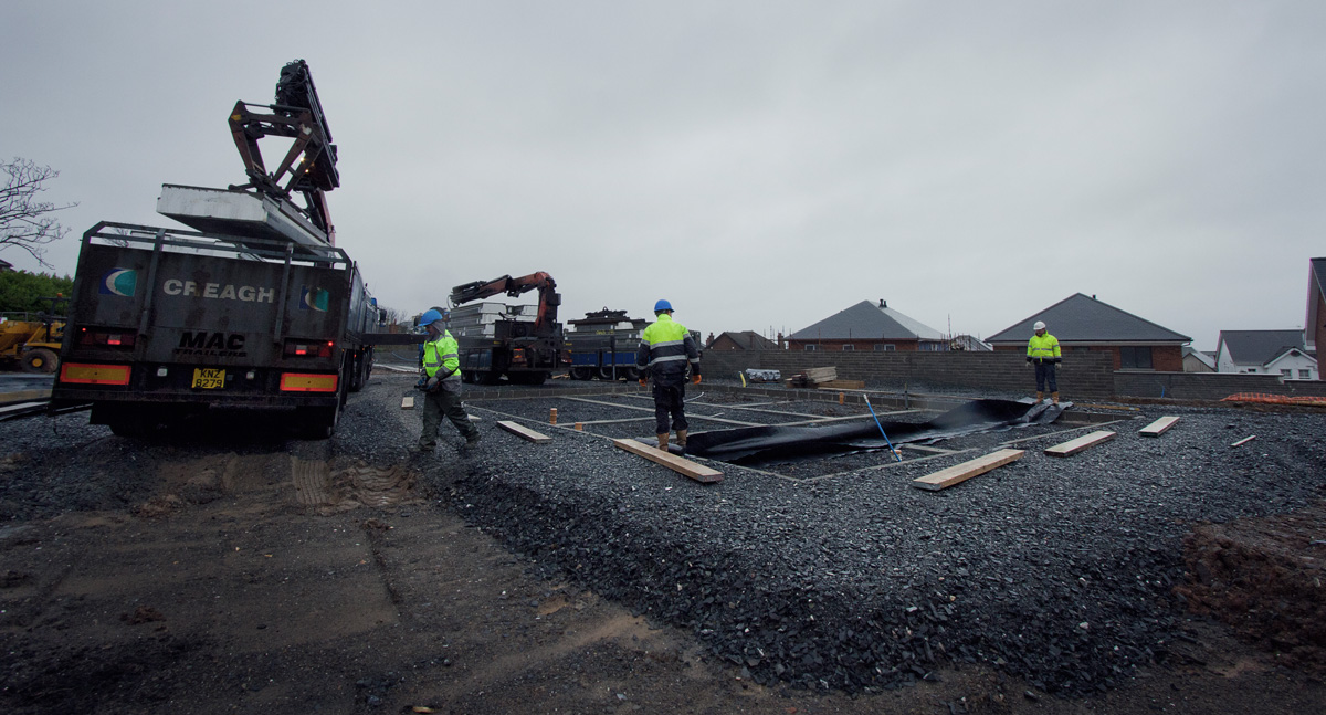 Creagh Concrete floor Fraser Homes Ltd